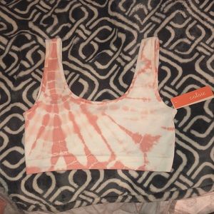 Brand new tie dye bralette/crop top